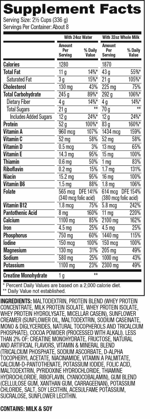 SUPER MASS GAINER 6LBS - Image 2