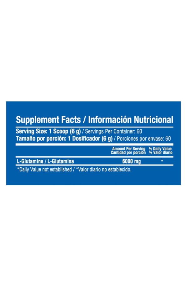 L GLUTAMINE ingredientes