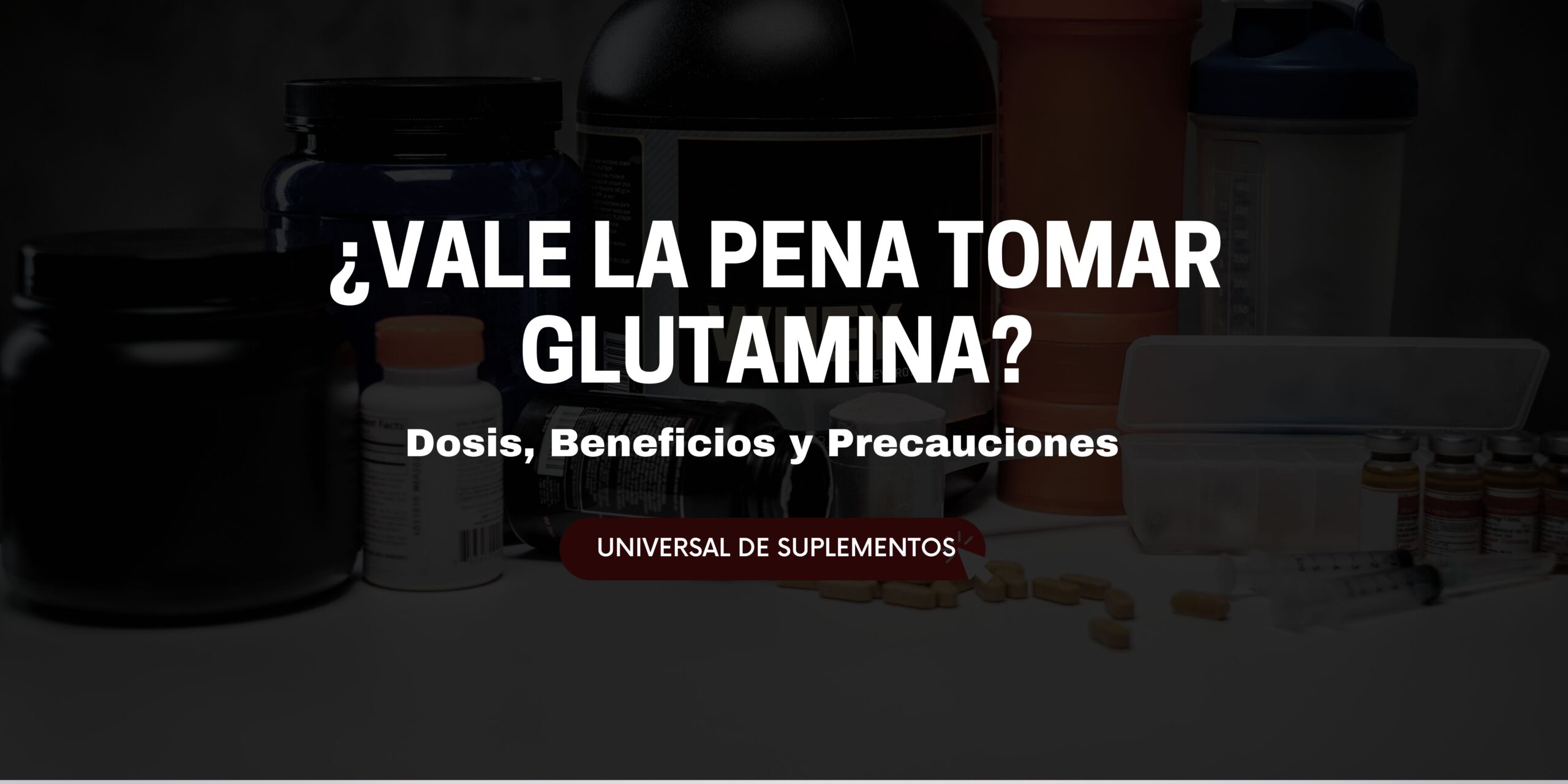 ¿vale la pena tomar glutamina?