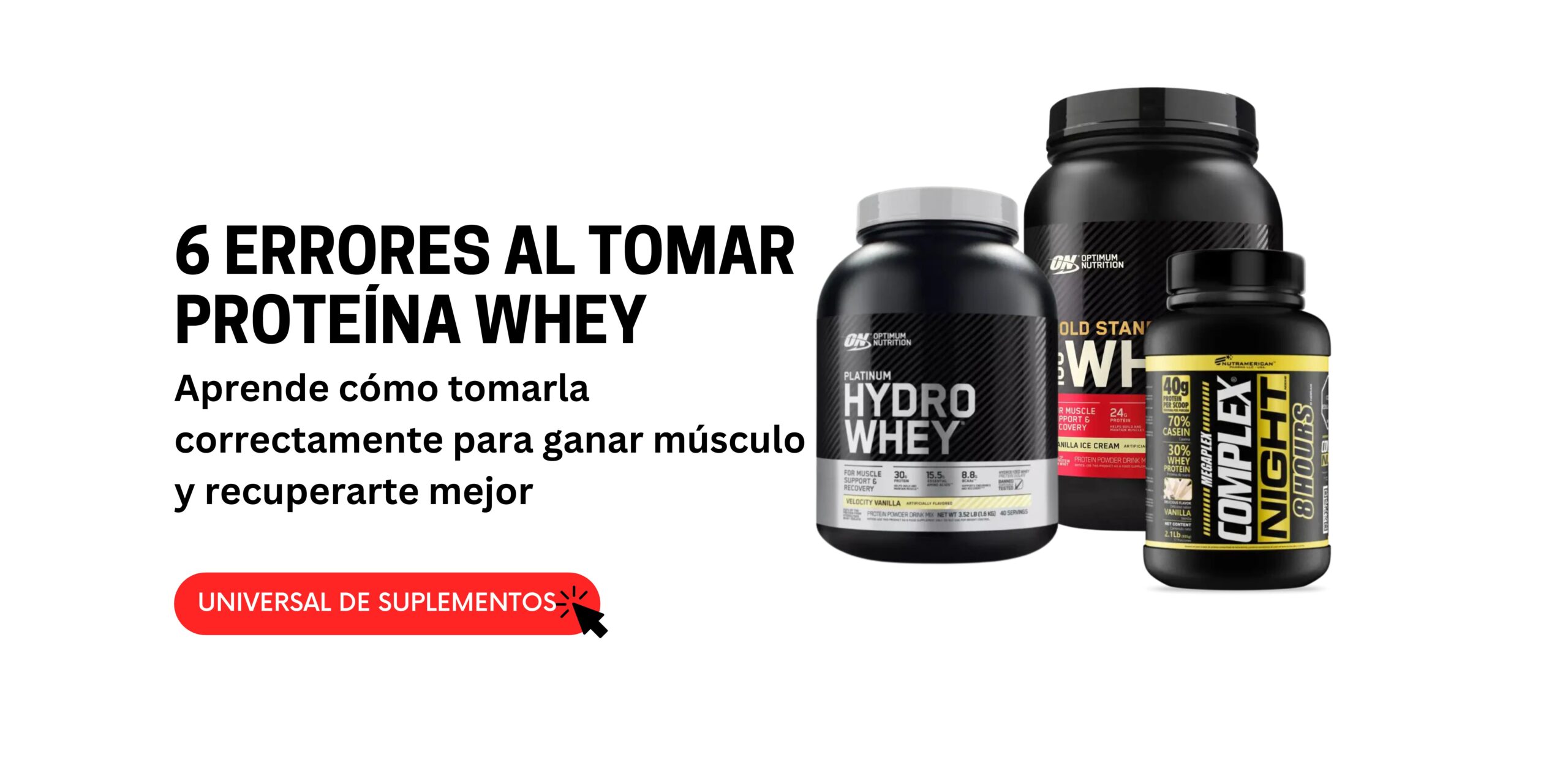 6 Errores al tomar proteína whey
